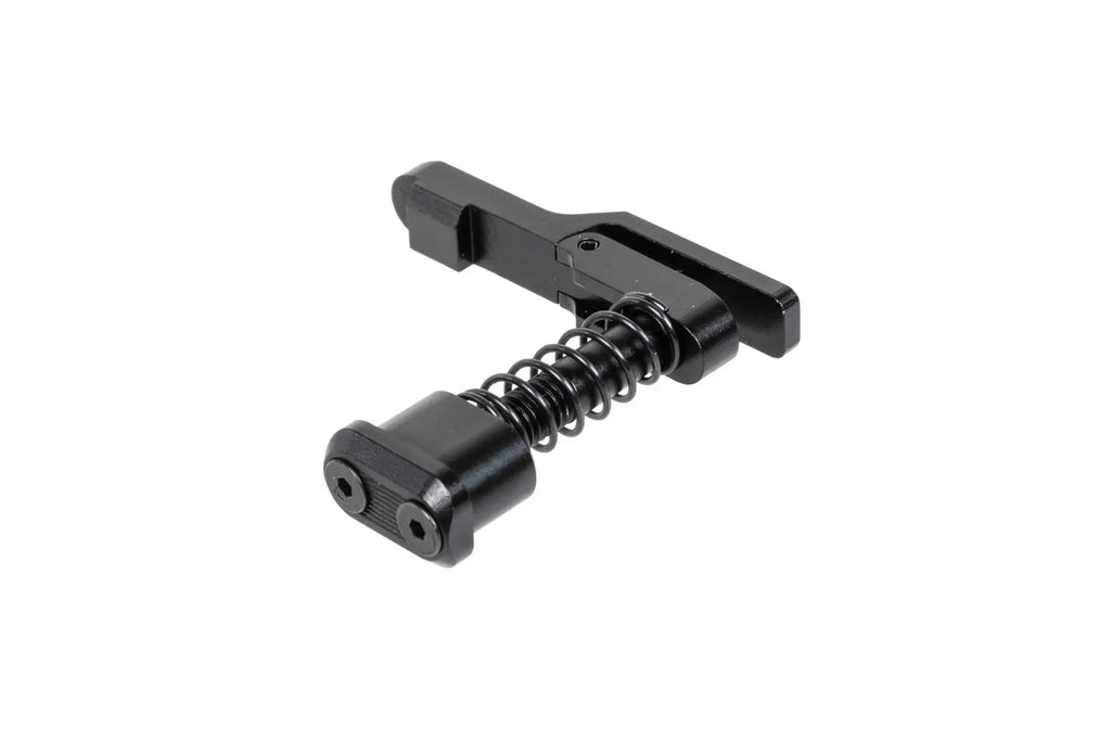 Aluminium Maxx Model Advanced type C magazine release for MTW M4 replicas Black