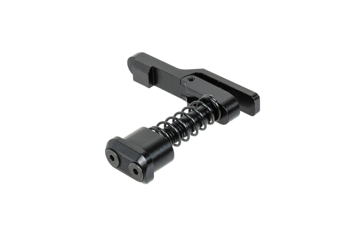 Aluminium Maxx Model Advanced type C magazine release for MTW M4 replicas Black
