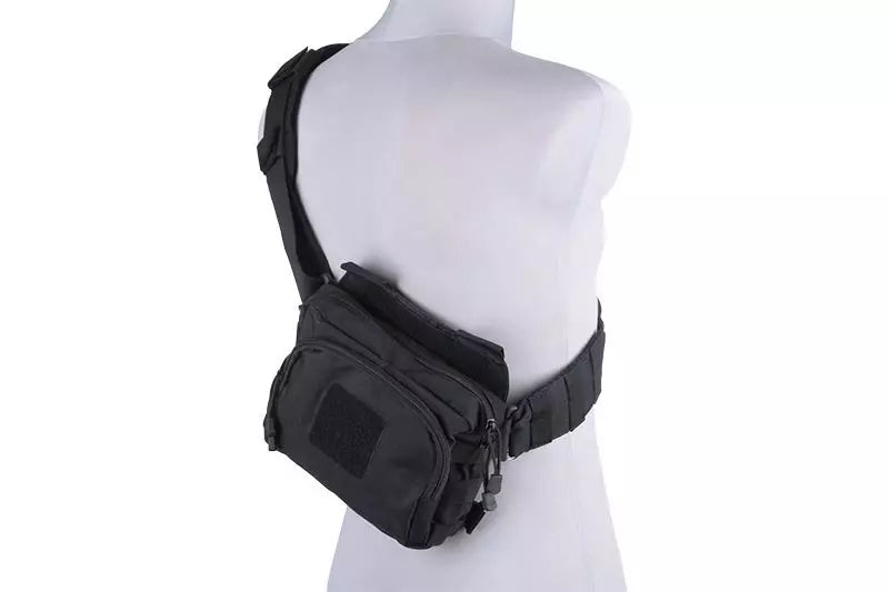 Multifunction Messenger Bag - Black
