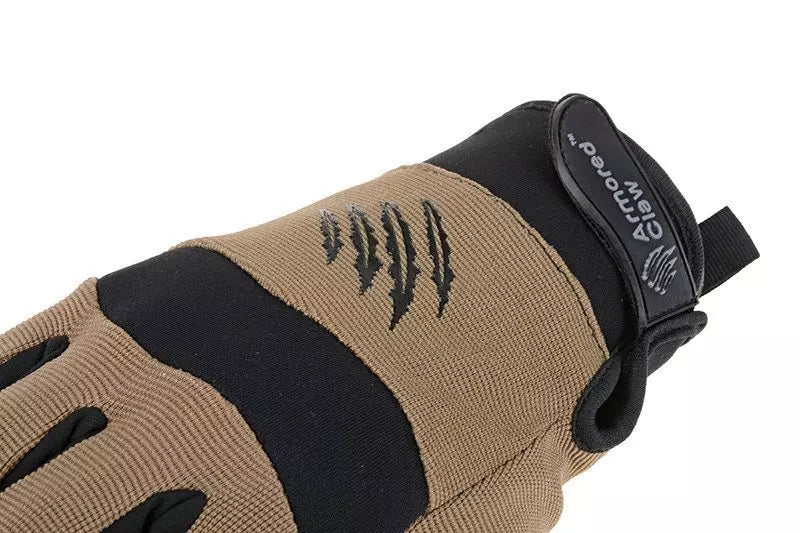 Armored Claw Shooter Cold Weather Tactical Gloves - half tan