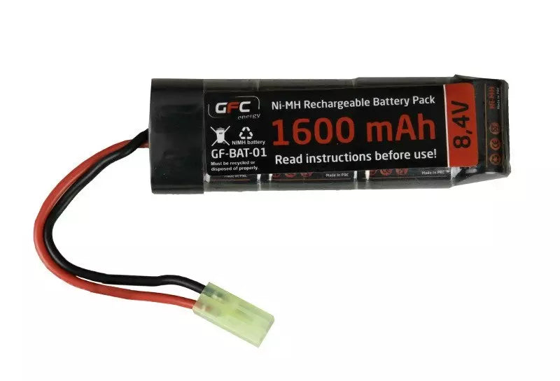8.4V 1600mAh NiMH rechargeable battery