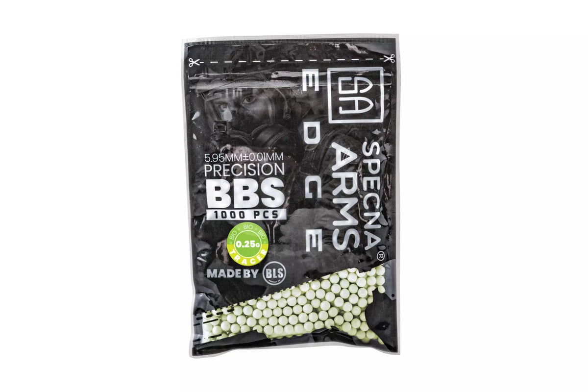 BBs Bio Tracer Degradable 0.25g Specna Arms EDGE ™ 1000 pcs - Green