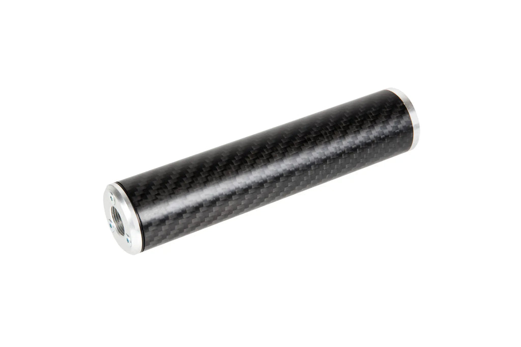 Carbon Silencer 30x150mm - Silver