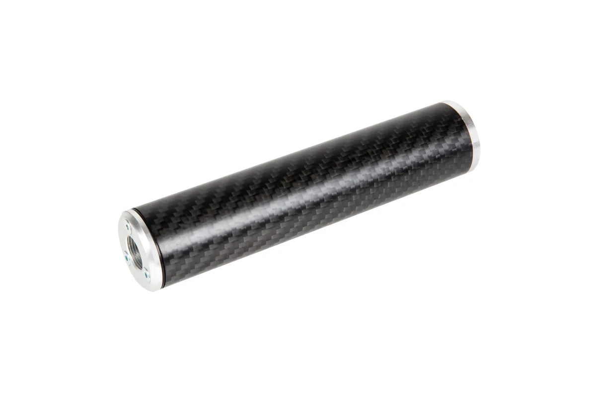 Carbon Silencer 30x150mm - Silver
