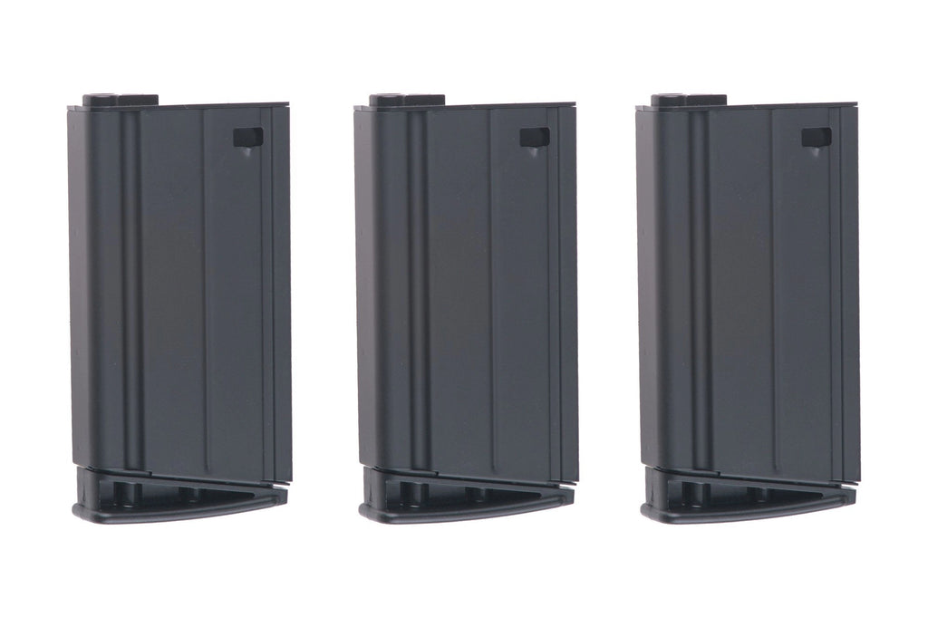 Set of 3 Mid-Cap 160 BB SCAR-H Magazines - Black
