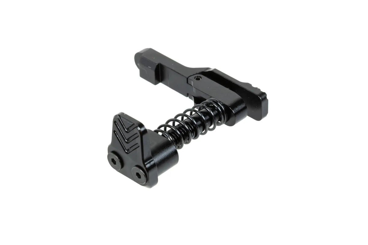 Aluminium Maxx Model Advanced type A magazine release for MTW M4 replicas Black