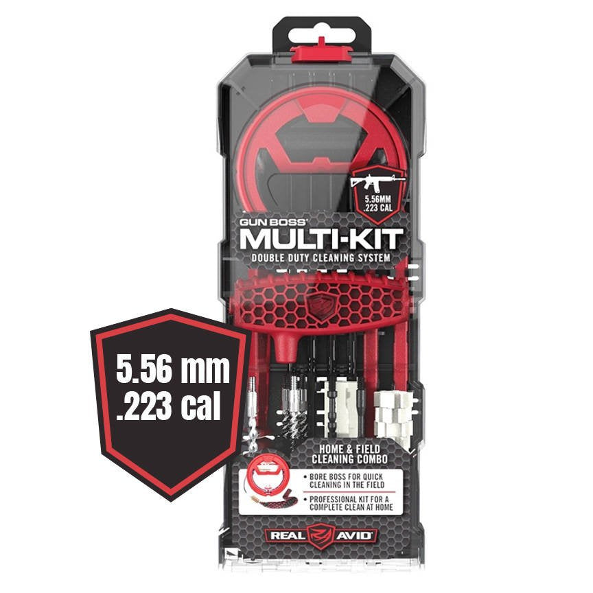 Real Avid - Gun Cleaning Tool Kit Gun Boss Multi-Kit - .223 Rem/5.56x45 mm - AVGBMK223