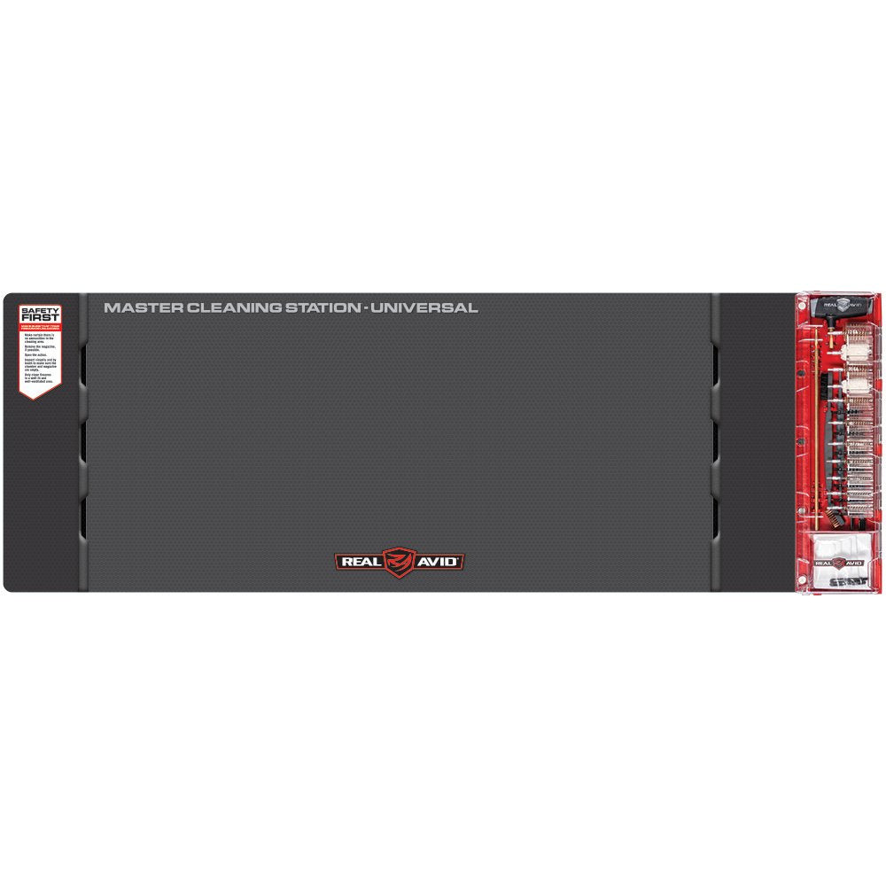 Real Avid - Service Mat Master Cleaning Station Universal with Tool Kit - 43x16" - Black - AVMCS-U