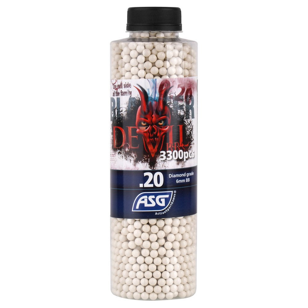 Blaster Devil - Airsoft BB - 0.20g - 3300 pcs - White - 19410
