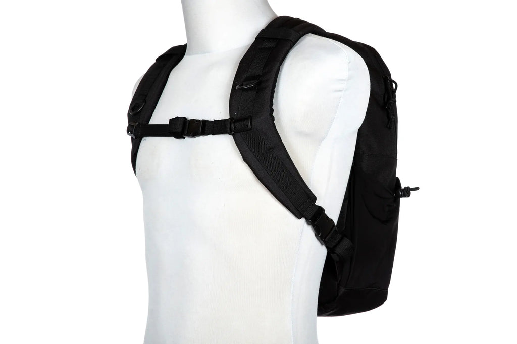 Lightweight Laser-Cut Tactical Backpack - Black