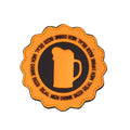 101 Inc. - 3D Patch - Real Men Drink Beer - Orange - 444130-7311
