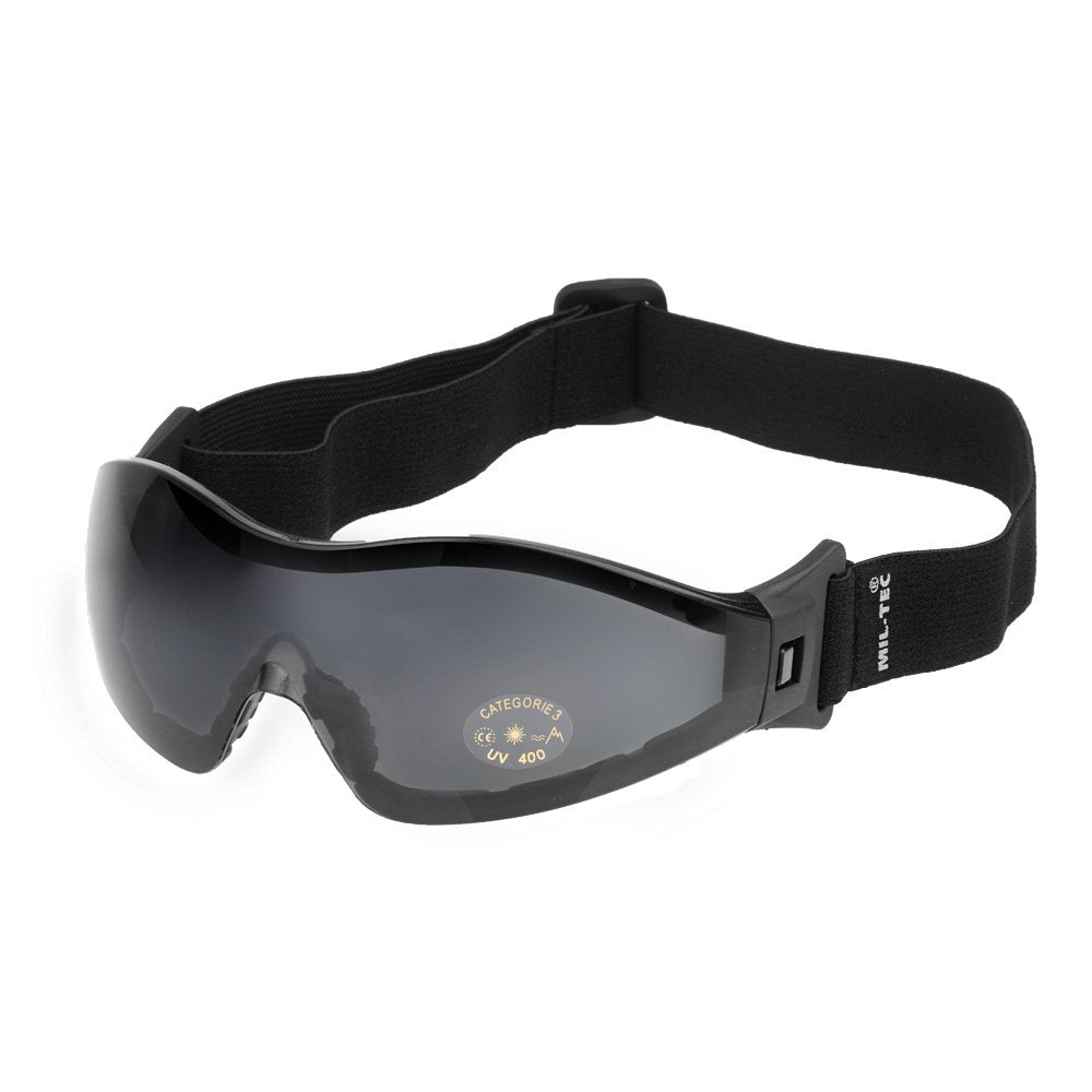 Mil-Tec Plus - Commando Para Safety Goggles - Smoke - 15615200