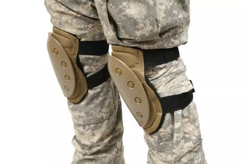Set of knee protection pads  - sand