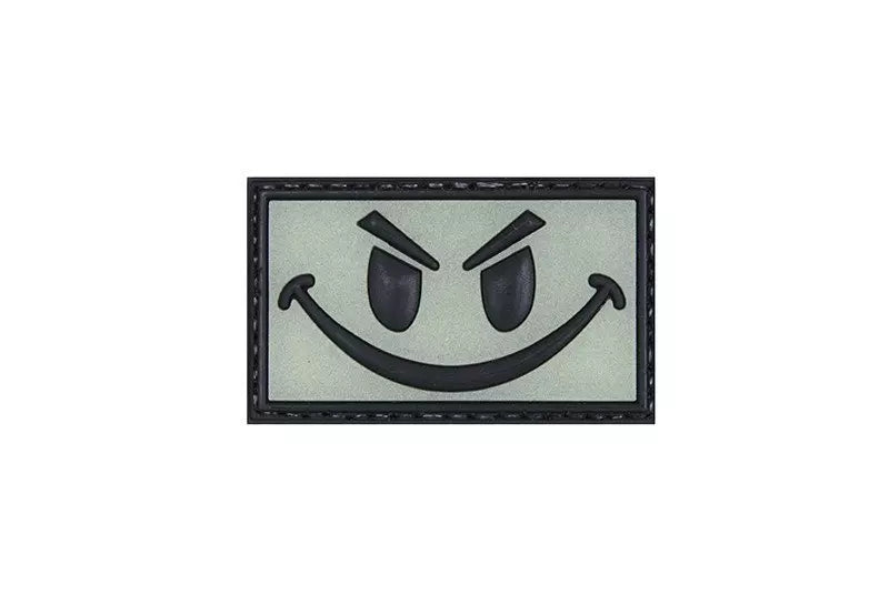 3D Patch - Smiley  – glows in the dark