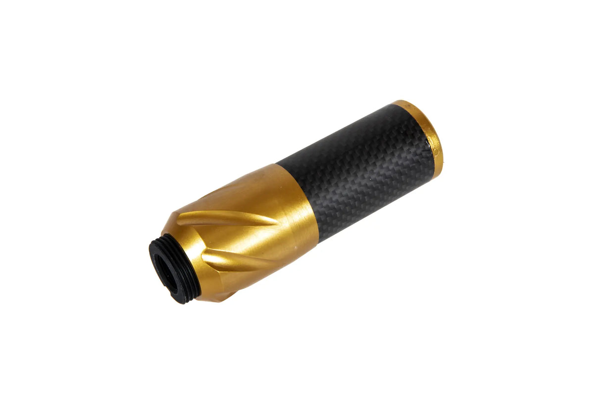 Carbon Silencer DSL2 36x100mm - Gold