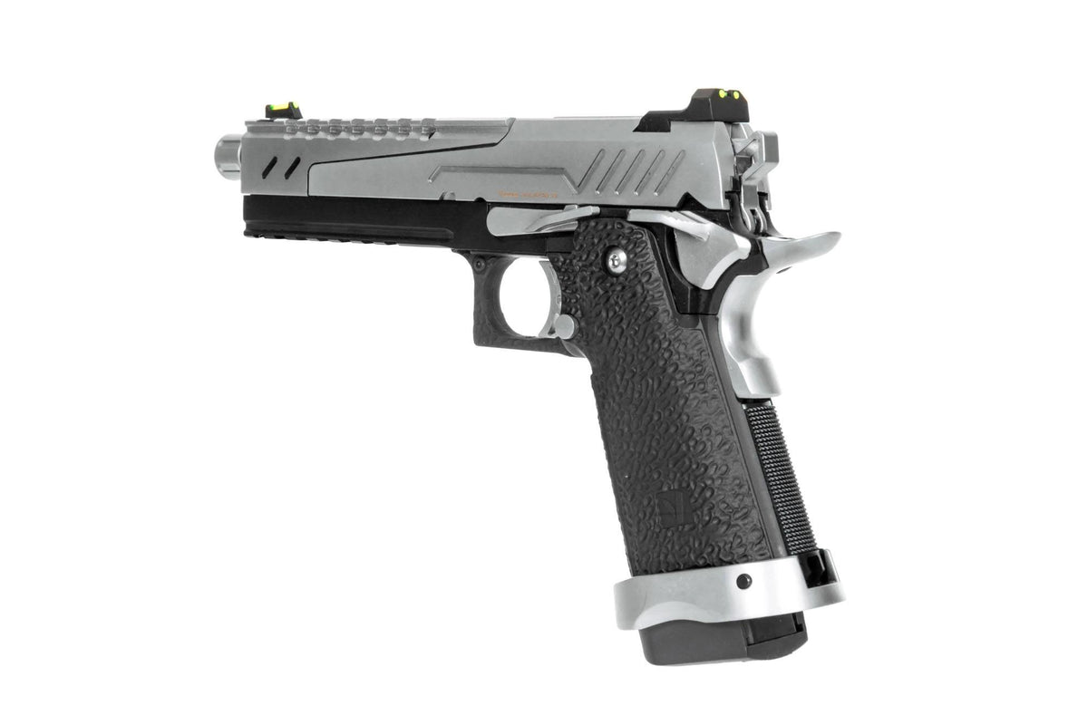 Hi-Capa 5.1 Split Side Pistol Replica - Black / Chrome
