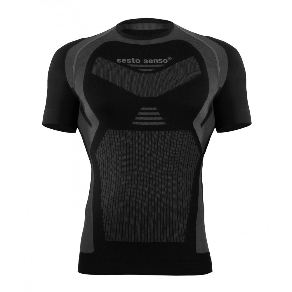 Sesto Senso Thermo Active CL15 short sleeve T-shirt Grey-Black