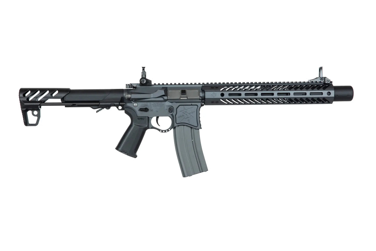 G&amp;G SBR8 Seekins Precision 12" airsoft Carbine with Silencer Grey (OUTLET)