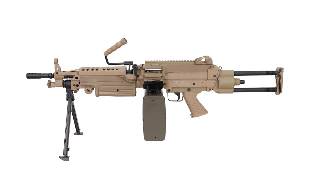 FN HERSTAL M249 PARA CORE machine gun AEG -Tan