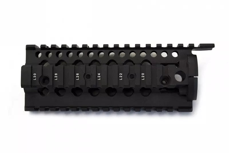 BOCCA Series Three Rail 7” Handguard Set - Black