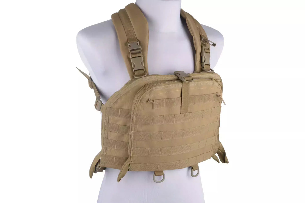 Navigator Chest Rig Tactical Vest - tan