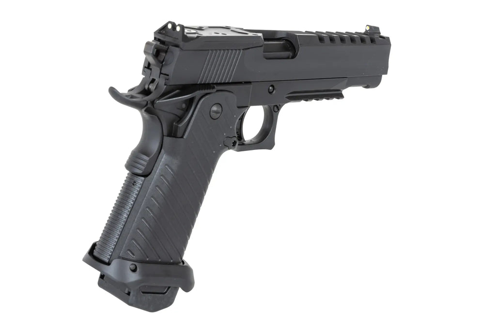 airsoft pistol ICS Hi-Capa Challenger REVO.II Green Gas polymer version