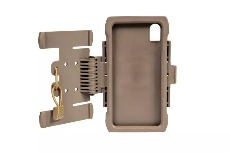iPhone Xs Max Smartphone Foldable MOLLE Panel - Dark Earth