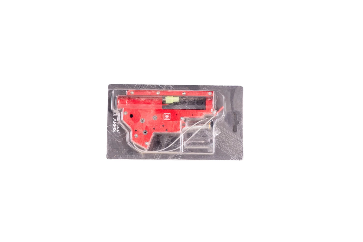 Aluminium gearbox frame V2 CNC QD with microstick (front wiring) (OUTLET)
