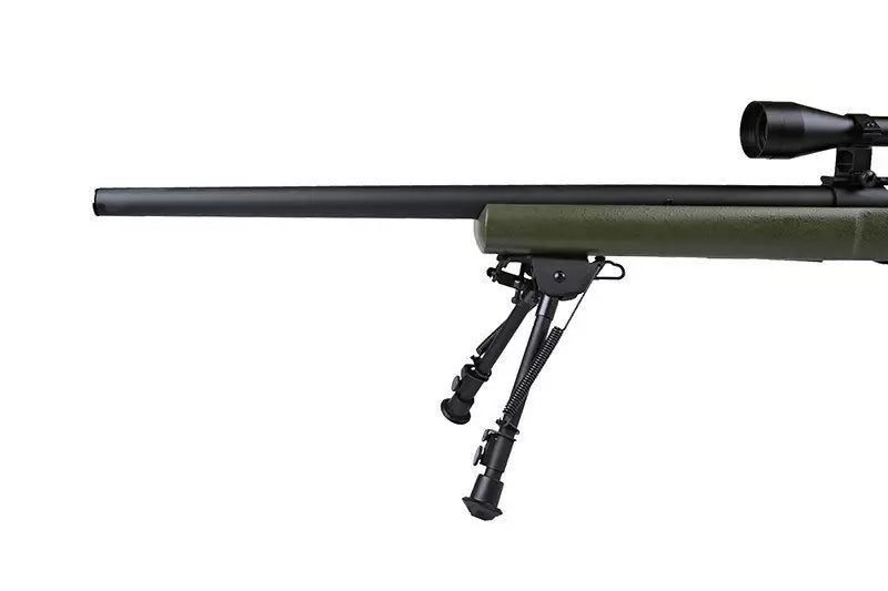 SW-04 Sniper Rifle Replica with Scope and Bipod - Olive Drab