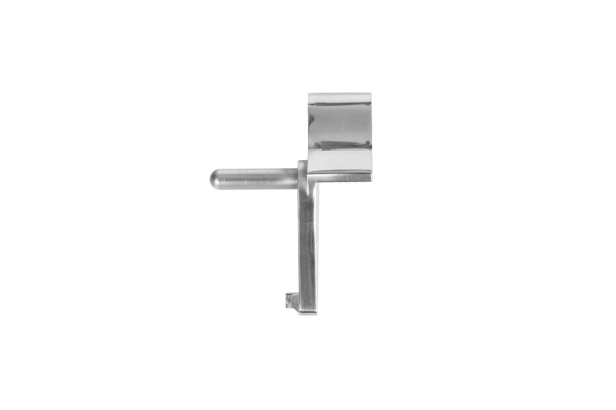 Steel thumb rest / lock stop for Marui Hi-Capa / 1911 airsoft guns - silver