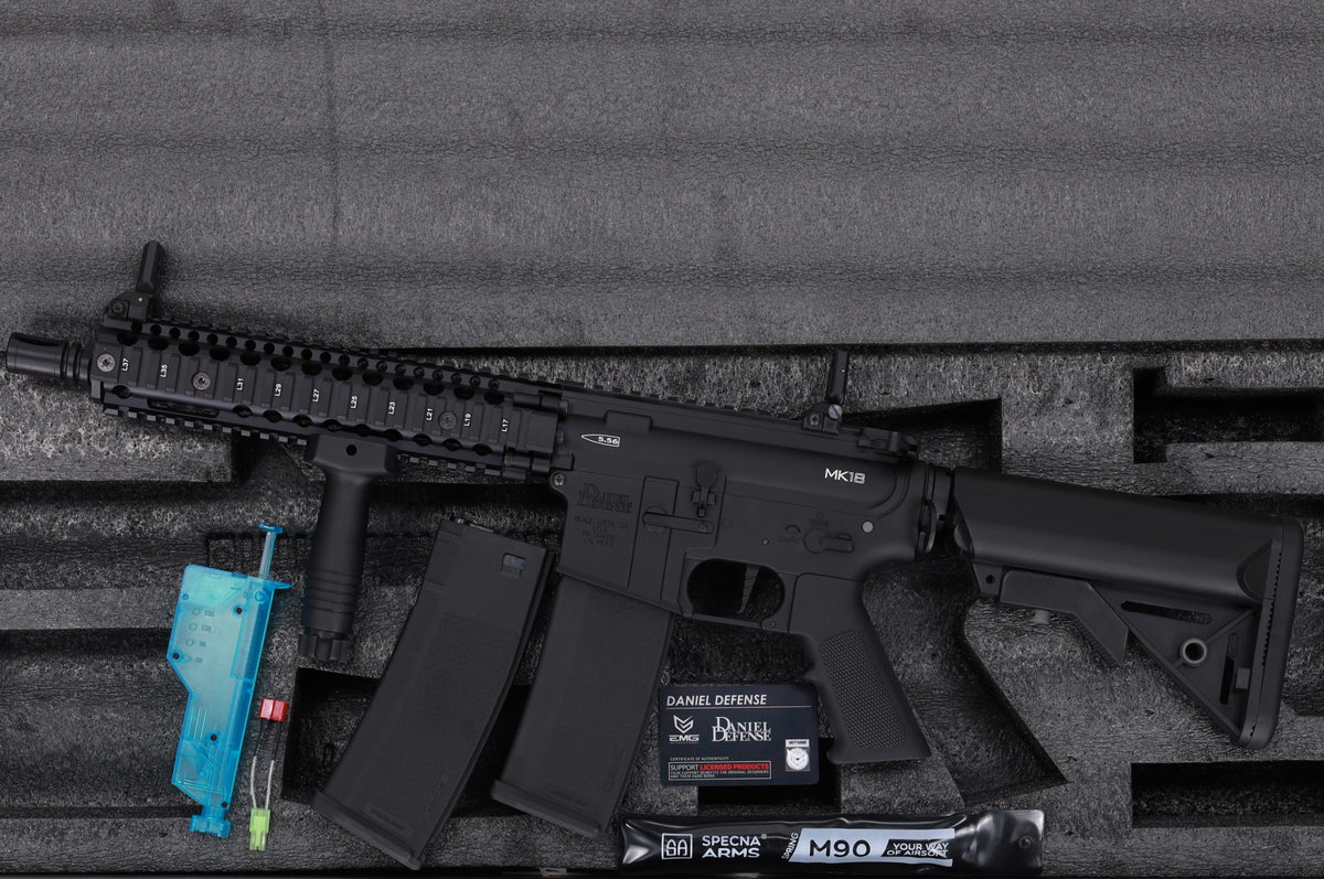 Daniel Defense x EMG MK18 SA-E19 EDGE Gen.2 10.5" AEG Assault Rifle – Black