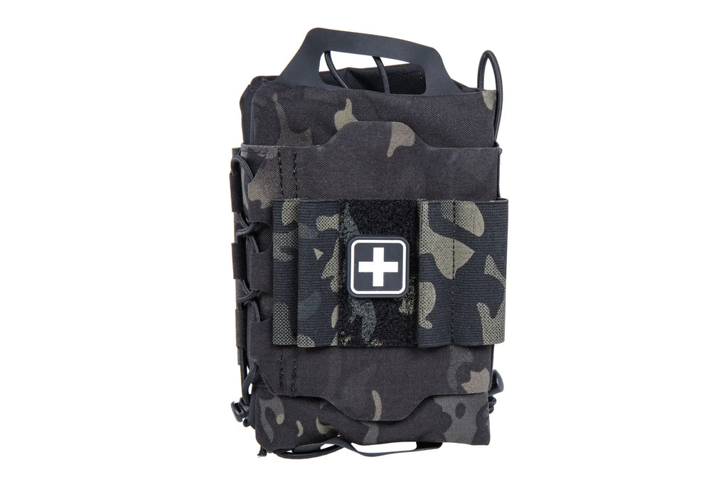 Tactical tear-off first aid kit with Velcro Wosport MultiCam Black