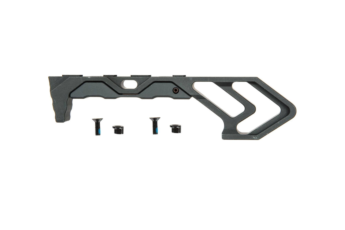 Aluminum KeyMod Angled Forward Grip - Black