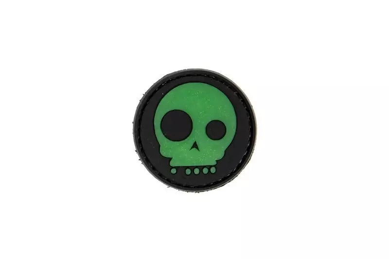 3D patch – Funny Skull - black