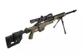 MB4411D sniper rifle replica with scope and bipod - olive