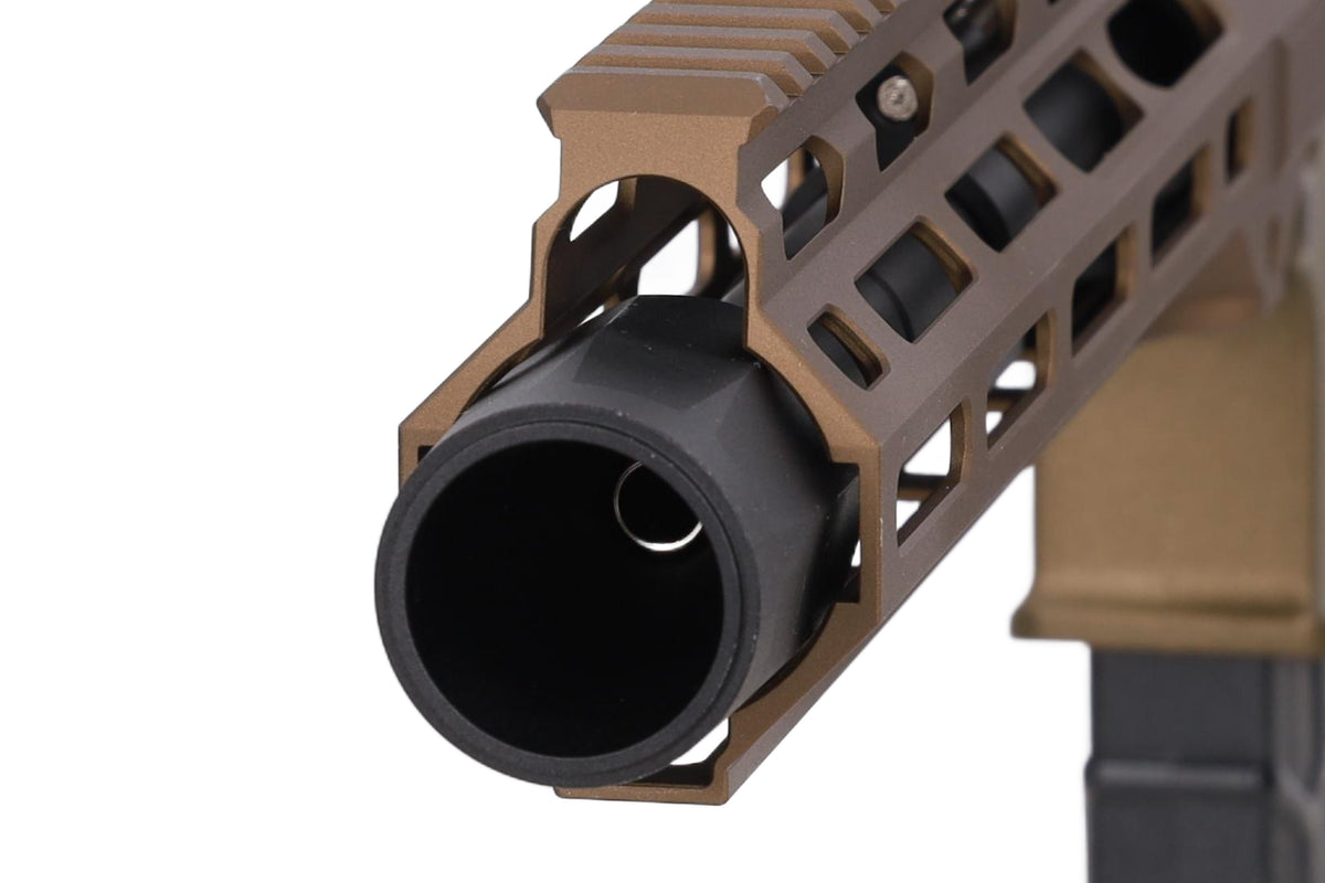 Vega Force Company M4/AR15 Avalon Calibur II CQC Assault Rifle AEG 9" Half-Tan - OUTLET