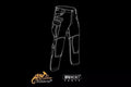 SFU NEXT PolyCotton Ripstop pants - black