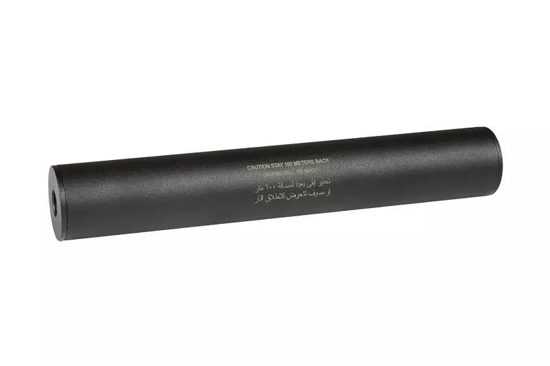 Stay 100 meters back" Covert Tactical PRO 40x250mm silencer"