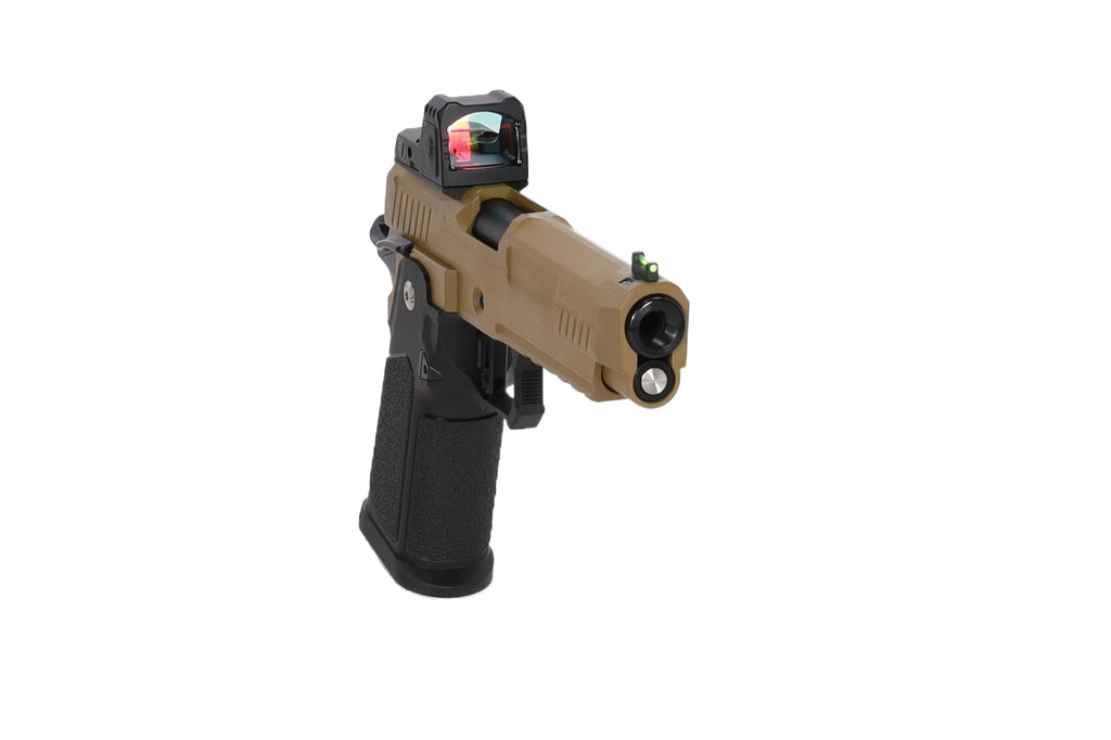 Arcturus Hi-Capa Vanguard 5" GBB Pistol (Optics Ready/Kolimator ARS-1) - Half-Tan