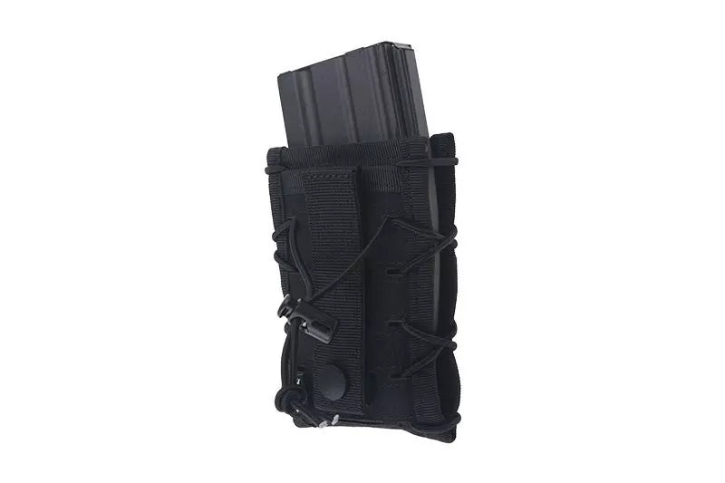 Open Laser-Cut Pouch - Black