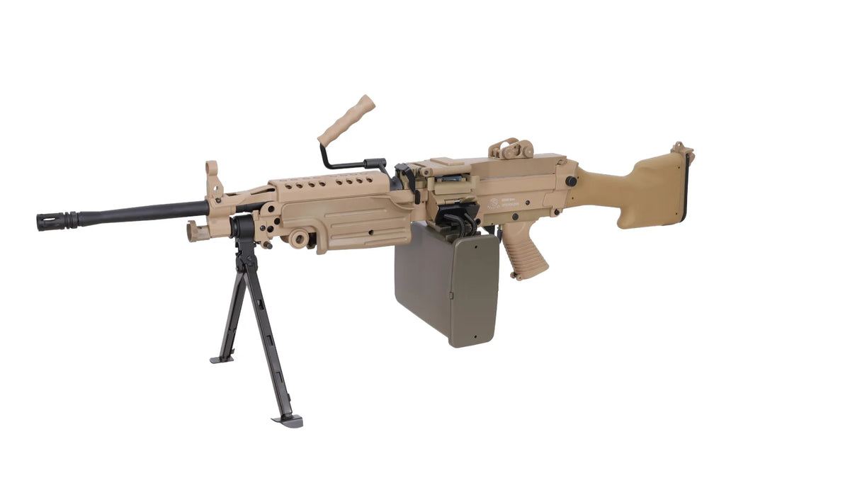 FN HERSTAL M249 MK2 CORE machine gun AEG -Tan
