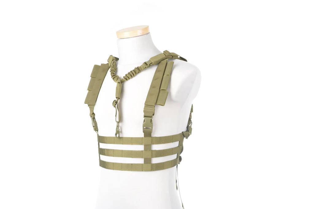Low Profile Chest Rig Tactical Vest - Olive Drab