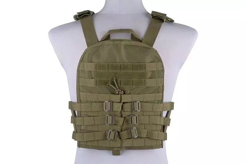 Plate Carrier w/ Removable Panel Tactical Vest - Olive Drab