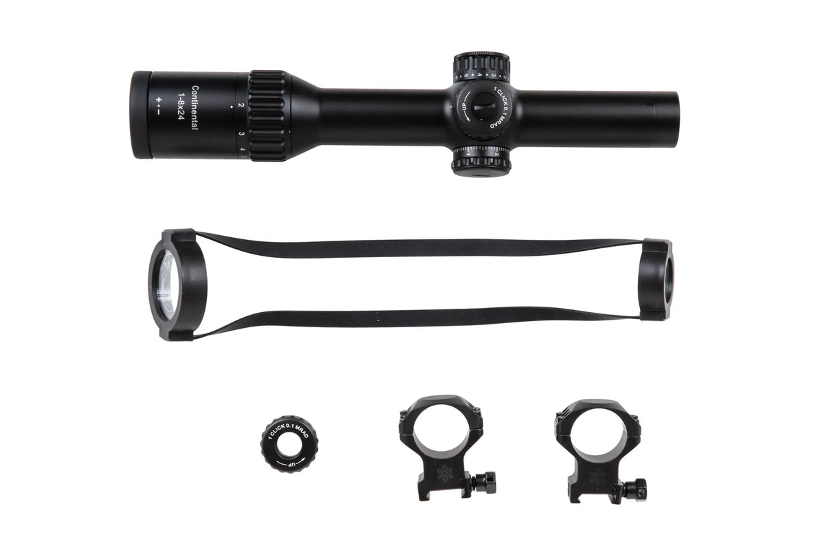 Vector Optics Continental X8 1-8x24 ED Tactical riflescope Black