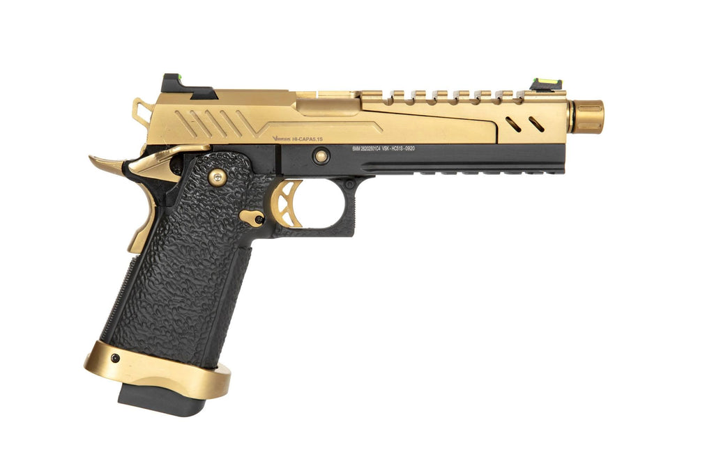 Hi-Capa 5.1 Split Side Pistol Replica - Gold / Black