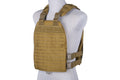 Laser-cut plate carrier type tactical vest - tan