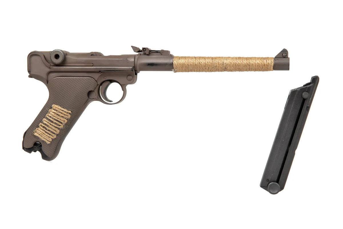 Pistol 08 L Parabellum Gas Pistol Replica - Corpo Wars (Nameless)