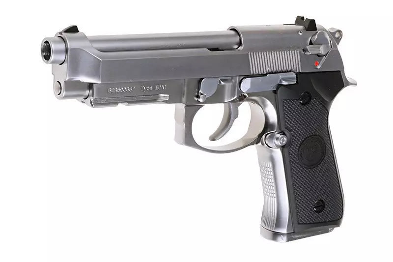 M9A1 v.2 pistol replica (LED Box) - silver