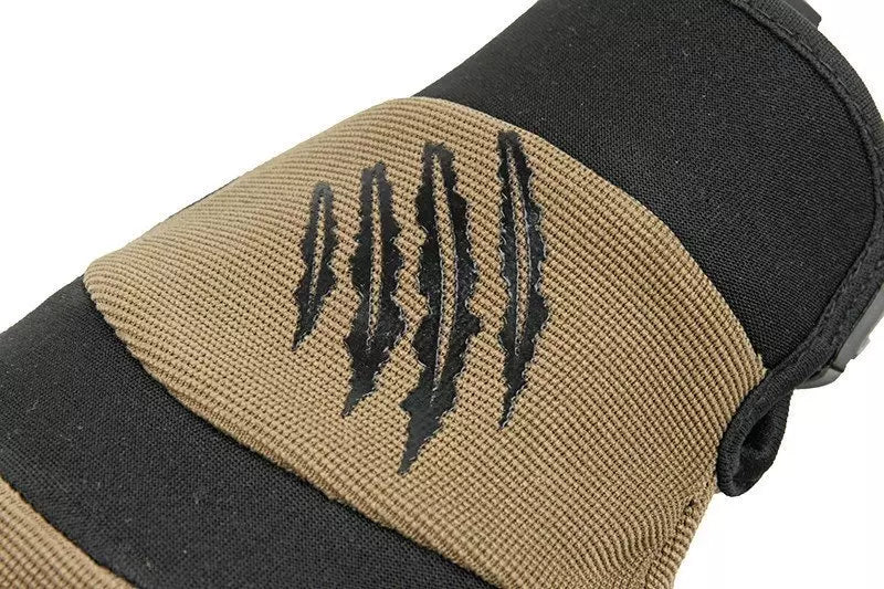 Armored Claw Shooter Cut Tactical Gloves - half tan