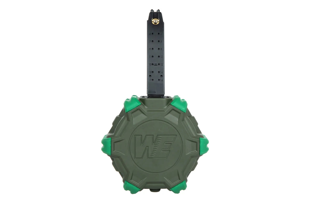 WE G17/Galaxy Series Drummag for 350 BB's – Green